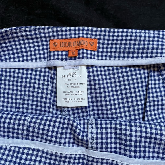 Vintage Loulou Diamond Classic women pants made in Canada size 12 - Picture 9 of 9